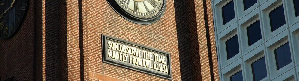 Son observe the time and fly from evil